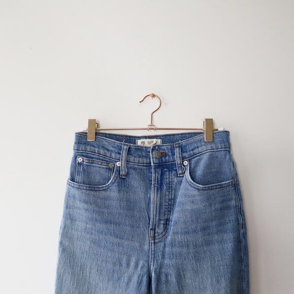 Madewell The Perfect Vintage Jean Distressed 25 Medium Light Wash - Picture 3 of 9